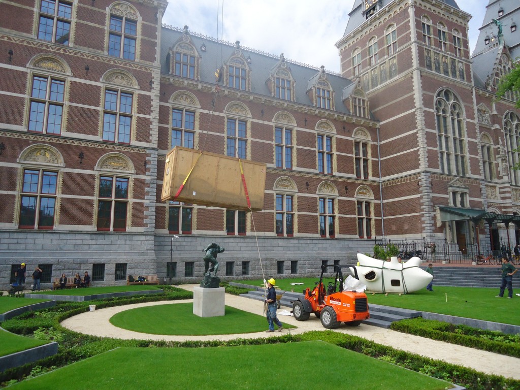 Large Reclining Figure, uit 1984. Eigen foto.