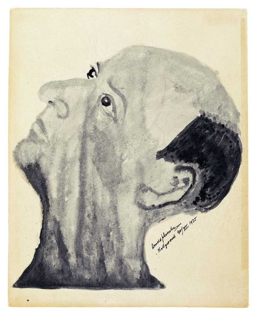 Arnold Schönberg, Zelfportret, 1935, Arnold Schönberg Centrum Wenen