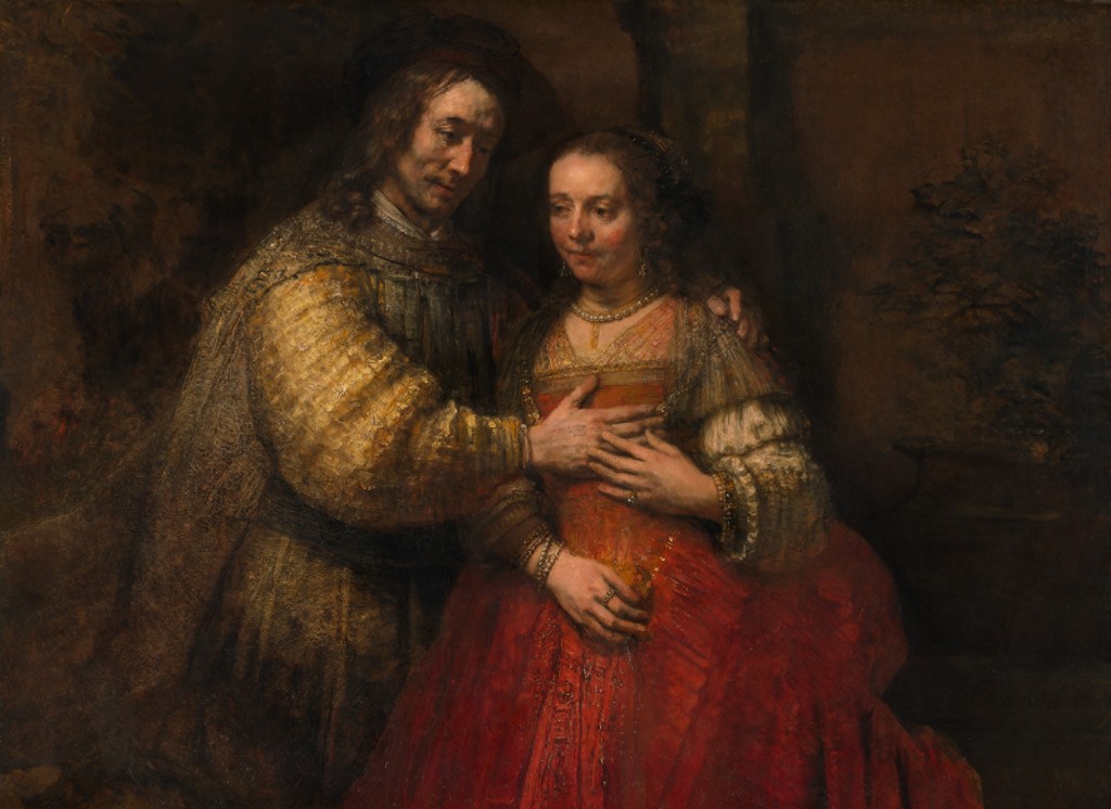 Rembrandt, Het Joodse bruidje, 1665-1669, foto  Rijksmuseum