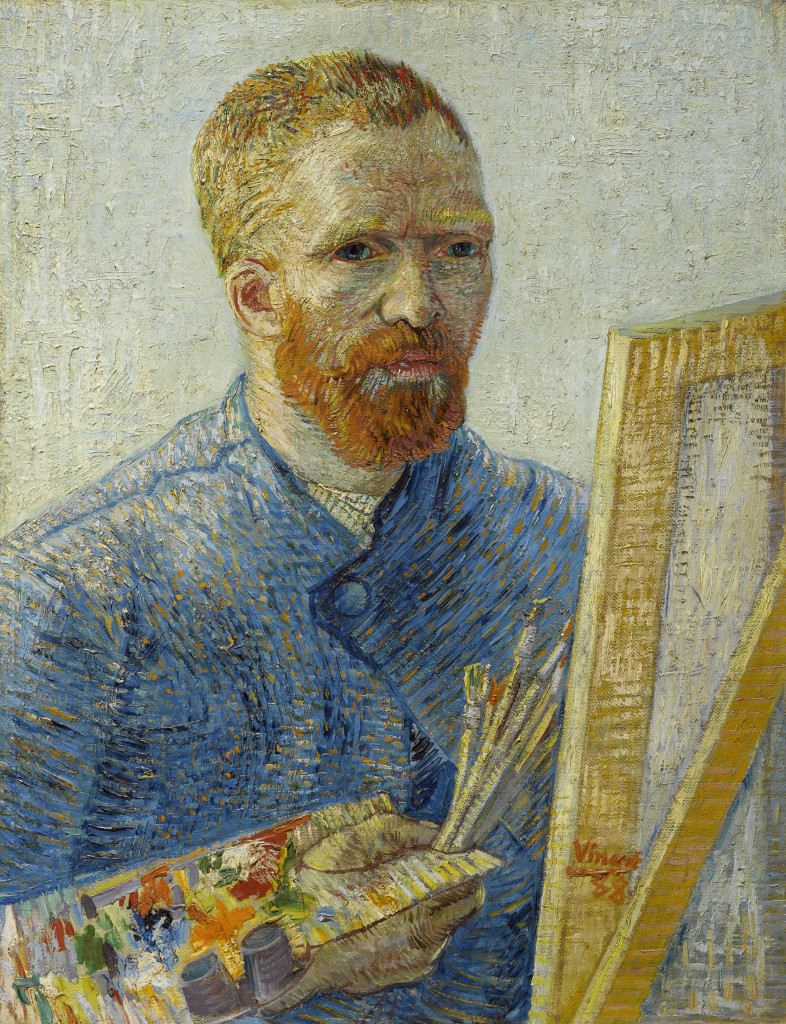 Van Gogh, Zelfportret als schilder, foto Van Gogh Museum