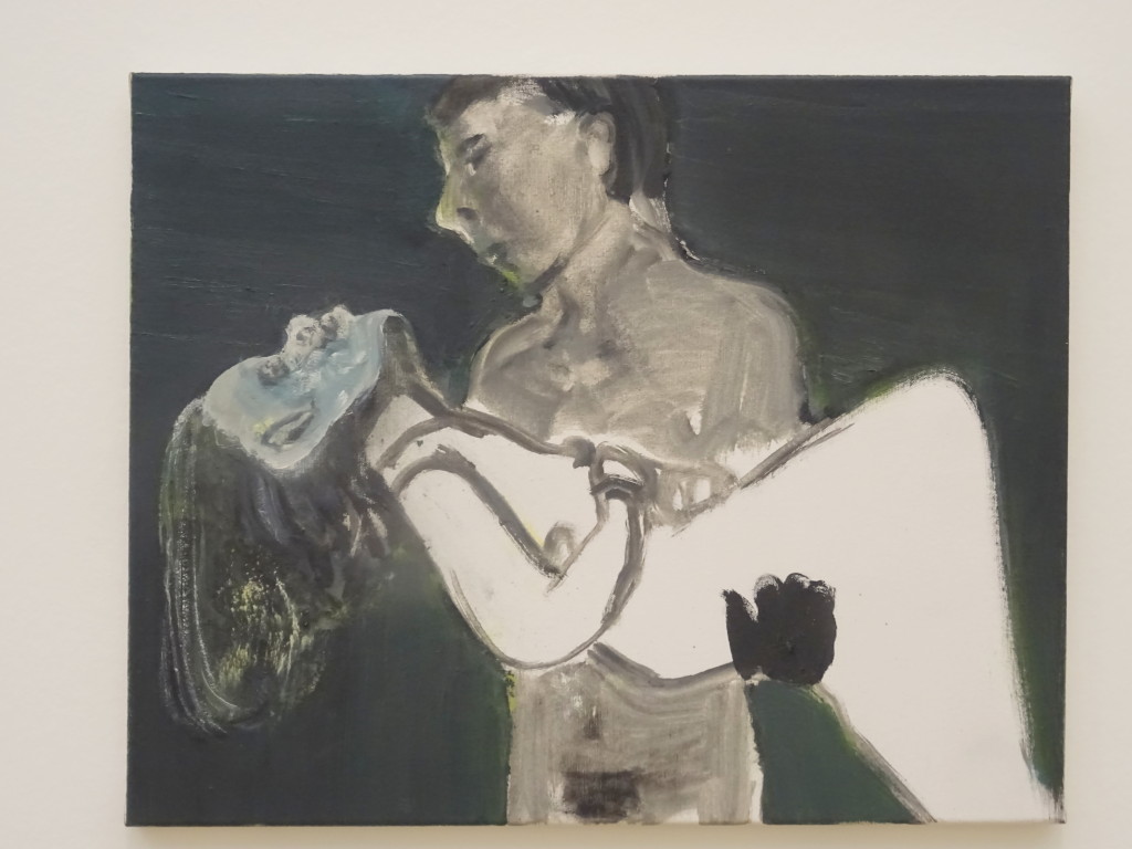 The Image as Burden, olieverf op doek, Marlene Dumas, 1993, eigen foto