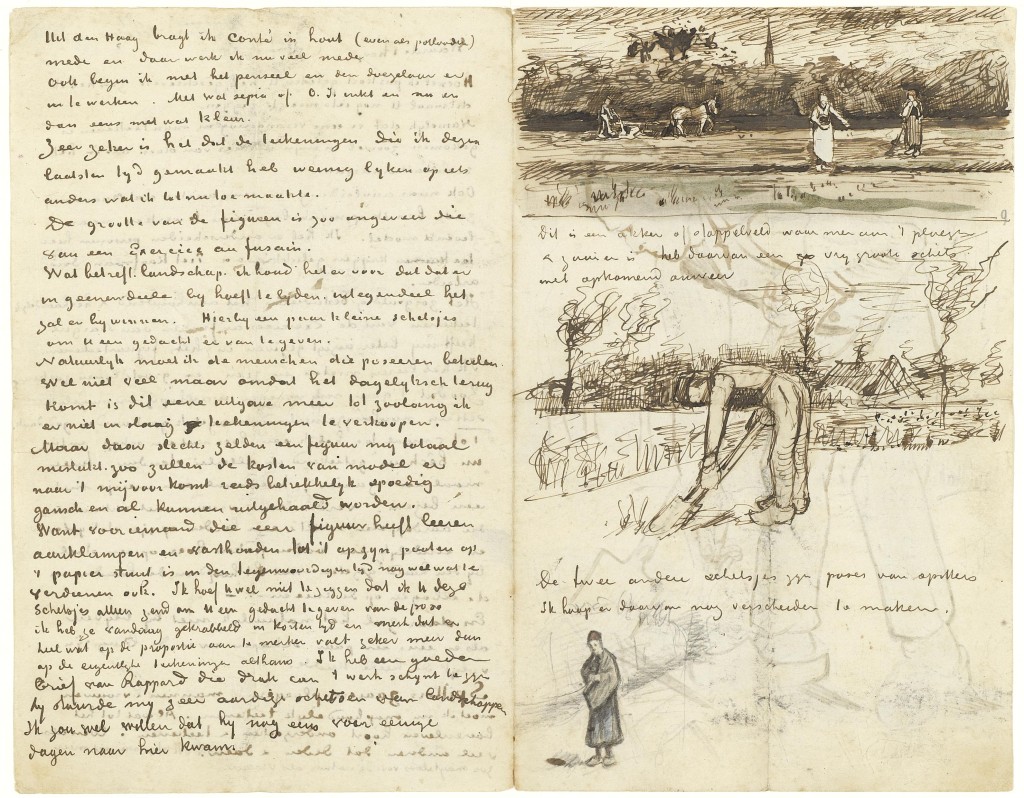 Brief Vincent van Gogh aan Theo, Etten, midden september 1881, Vincent van Gogh Museum (Vincent van Gogh Stichting)