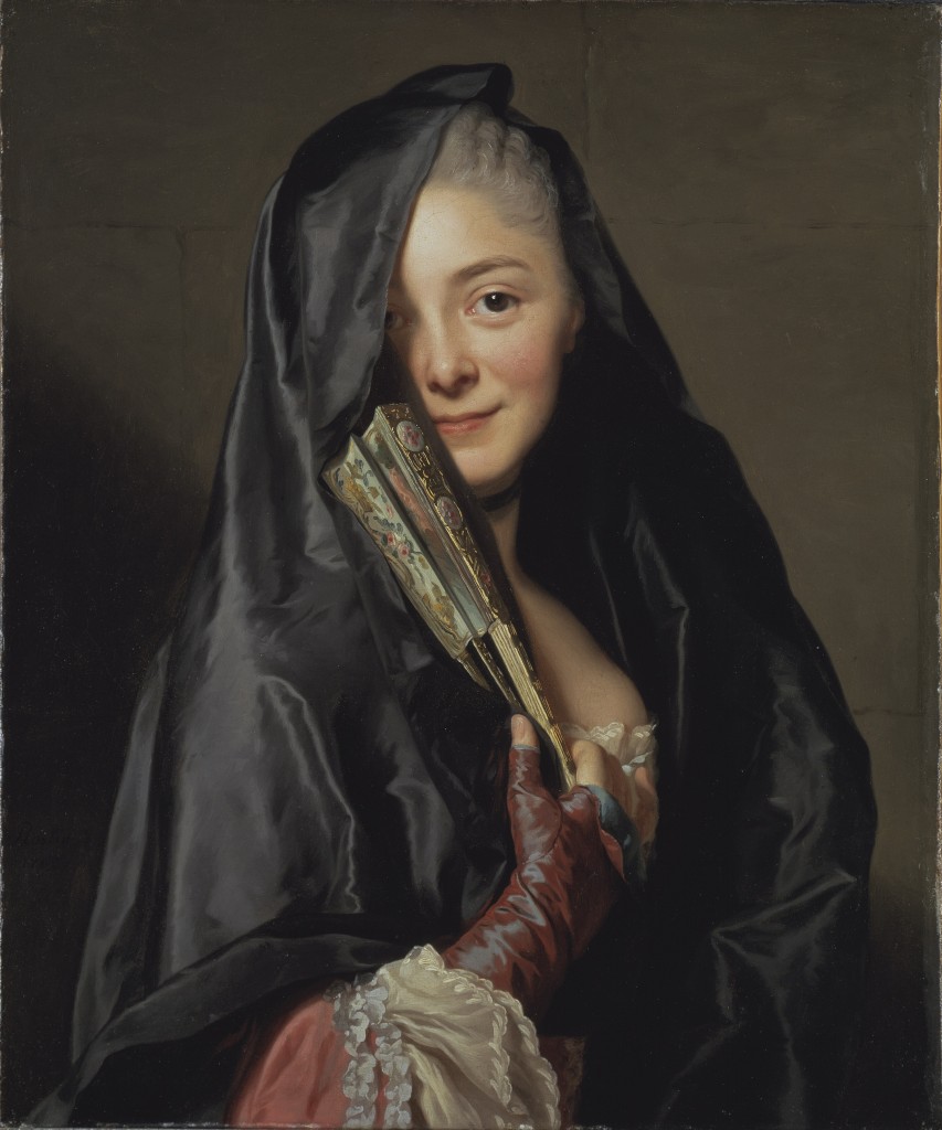 Alexander Roslin, Marie-Suzanne Giroust, de vrouw van de kunstenaar, ook bekend als 'Dame met de voile', 1768, Nationaalmuseum Stockholm