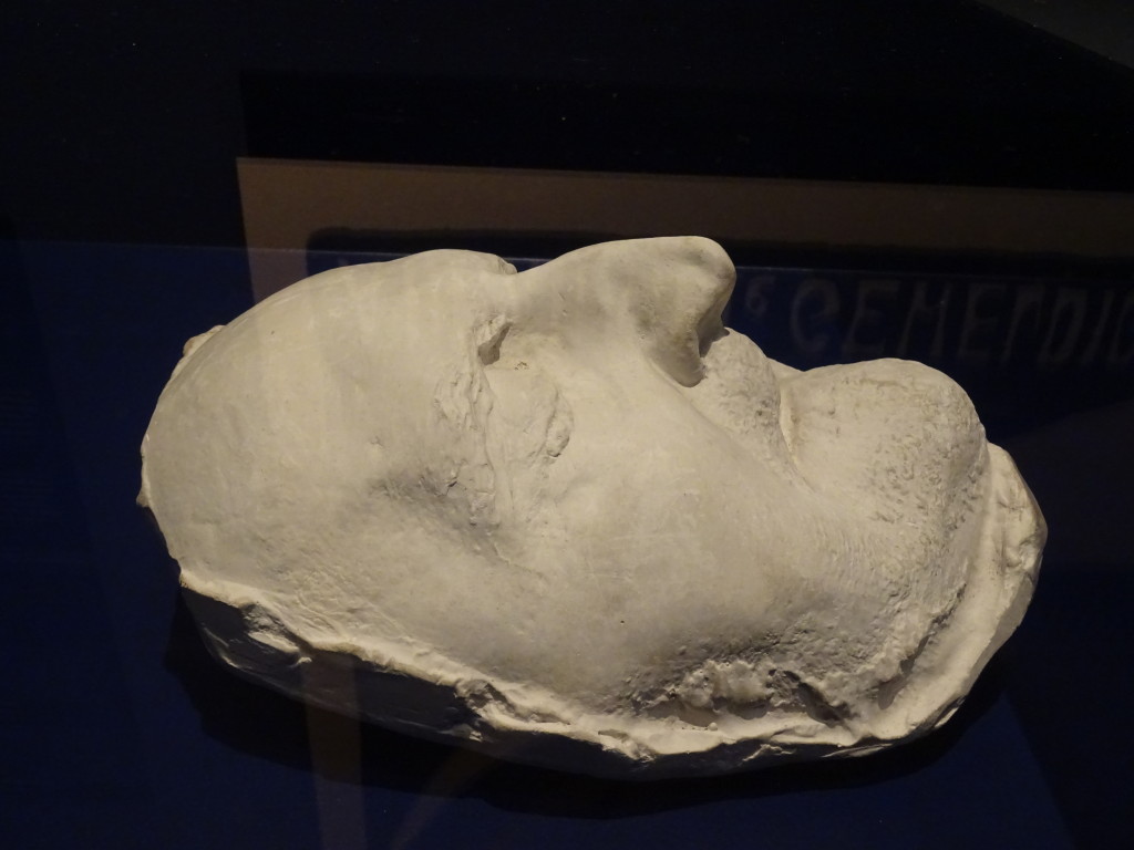 Het doodsmasker van Abraham Kuyper (1837-1920), de voorman van de gereformeerde 'kleine luiden'. Eigen foto
