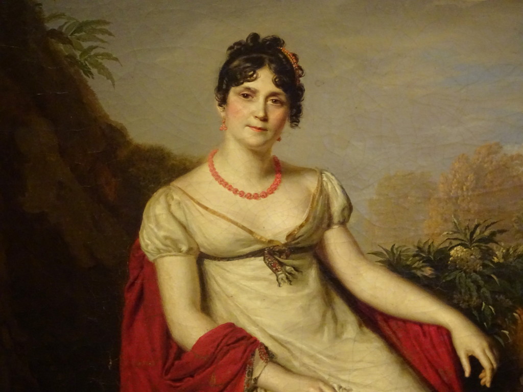 Portret van Joséphine de Beauharnais, 1812, Firmin Massot, detail, eigen foto