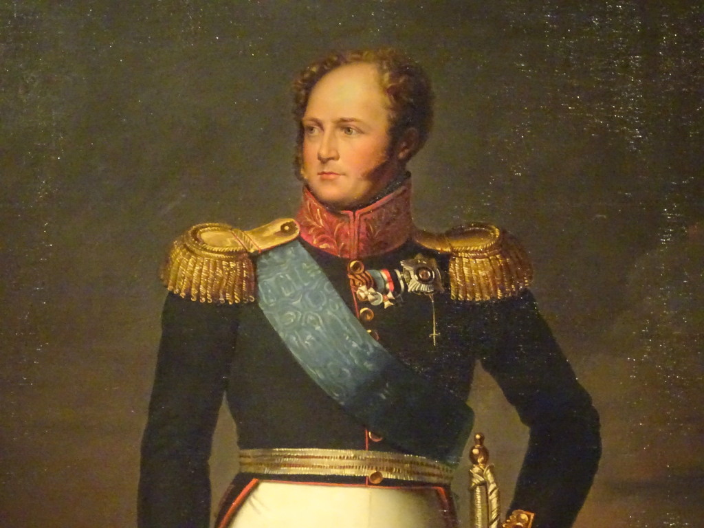 K.A. Sjevelkin naar François Gërard, Portret van Alexander I, 1810-1830, detail, eigen foto