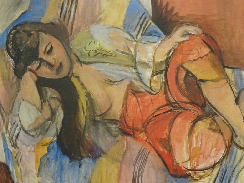 Henri Matisse, Odalisque, 1920-1921, olieverf op doek, collectie Stedelijk Museum, detail, eigen foto