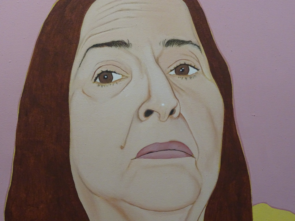 Sidi El Karchi (Sittard, 1975), The way things were, 2014, portret van de moeder van de kunstenaar. Galerie Post+ Garcia. Eigen foto, detail