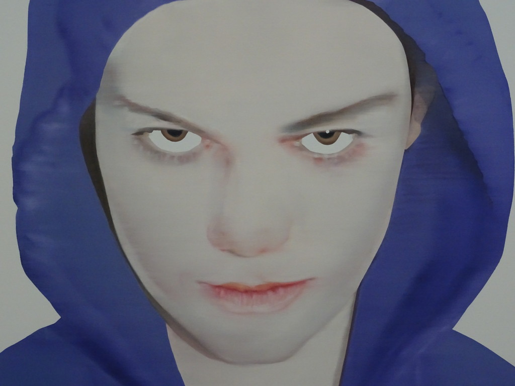 Katinka Lampe, Zonder titel, 2007, olieverf op doek, detail, eigen foto