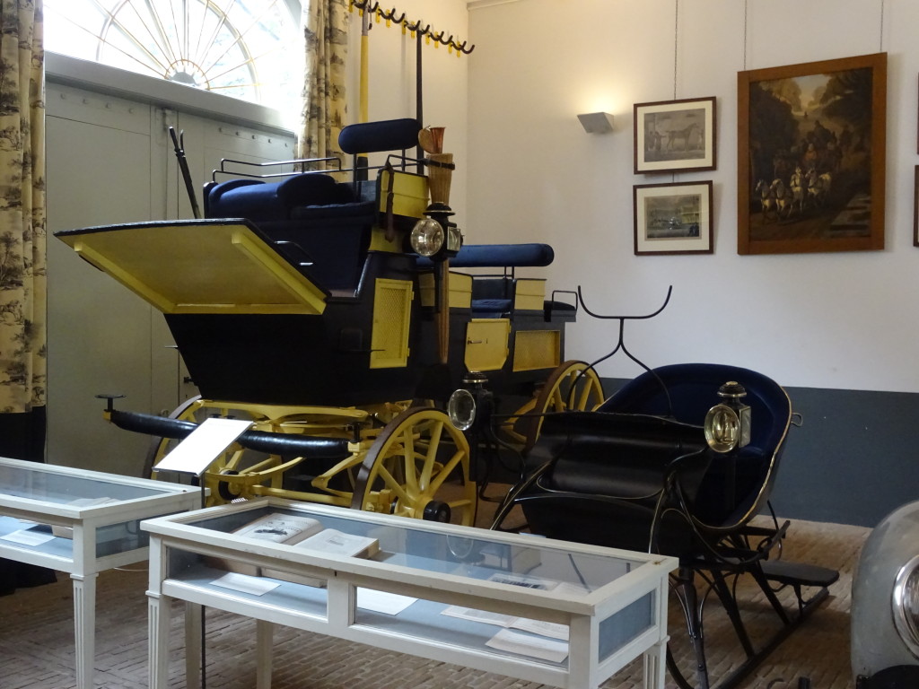 De Char á Bancs en slee van de familie Van Loon. Eigen foto.