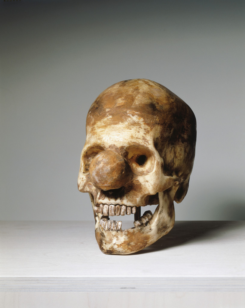 Vik Muniz, Schedel van een clown, 1989-1990, Daros Latinamerica Collection Zürich, foto: Peter Schälchli, Zürich, c VG Bild-Kunst, Bonn 2015