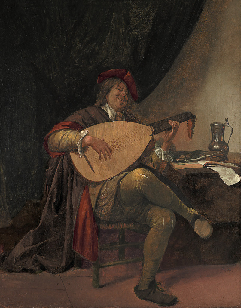 Jan Steen, Zelfportret als luitspeler, ca 1663/65, Museo Thyssen-Bornemisza, Madrid