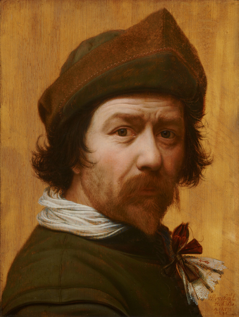 Hugh Pietersz Voskuyl, zelfportret, ca 1638, Mauritshuis
