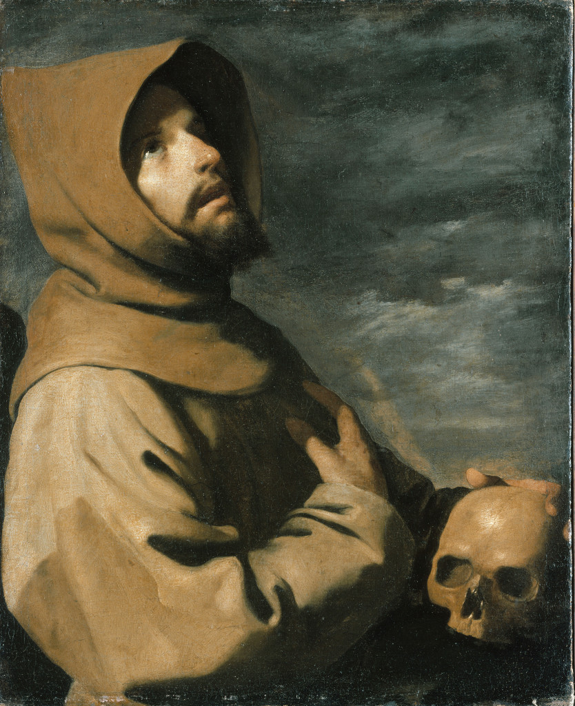 Gemälde / Öl auf Leinwand (um 1660) von Francisco de Zurbaran [1598 - 1664] Bildmaß 64,7 x 53,1 cm Inventar-Nr.: 504 Herstellungsort: Spanien, Kastilien - Madrid. Person: Franz von Assisi [1181/82 - 1226], Italienischer Ordensgründer, Heiliger, 1228 heilig gesprochen c Museum Kunstpalast, Horst Kolberg