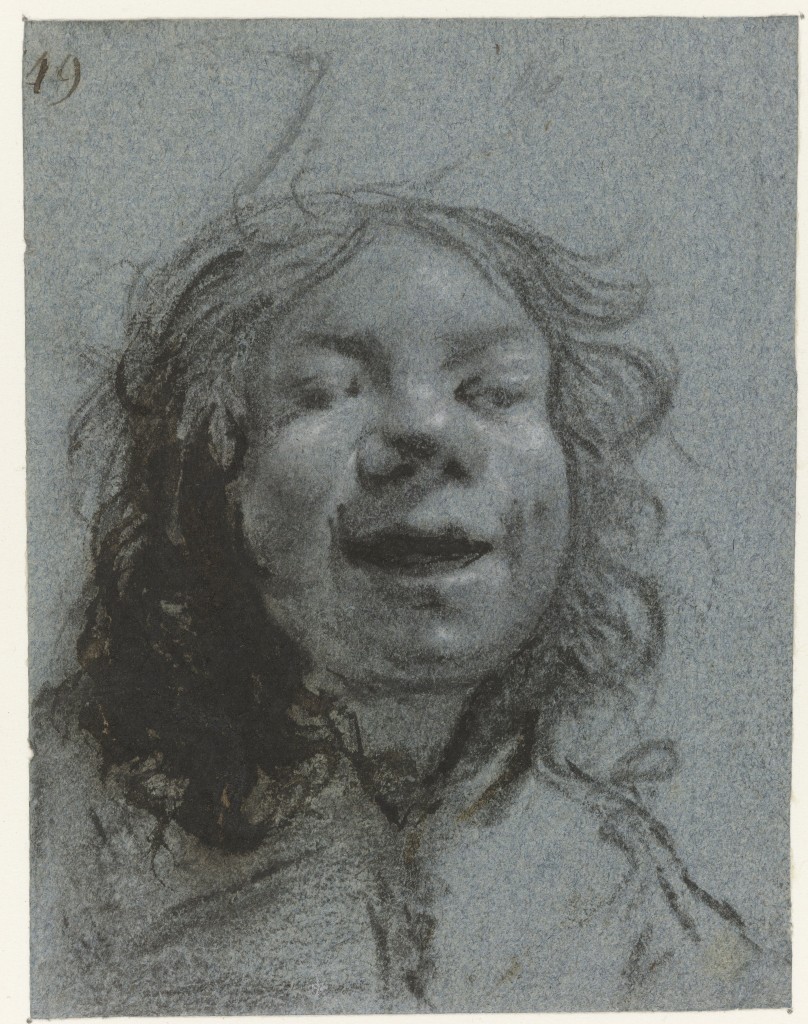 Moses ter Borch, Lachend zelfportret, ca 1660-1661