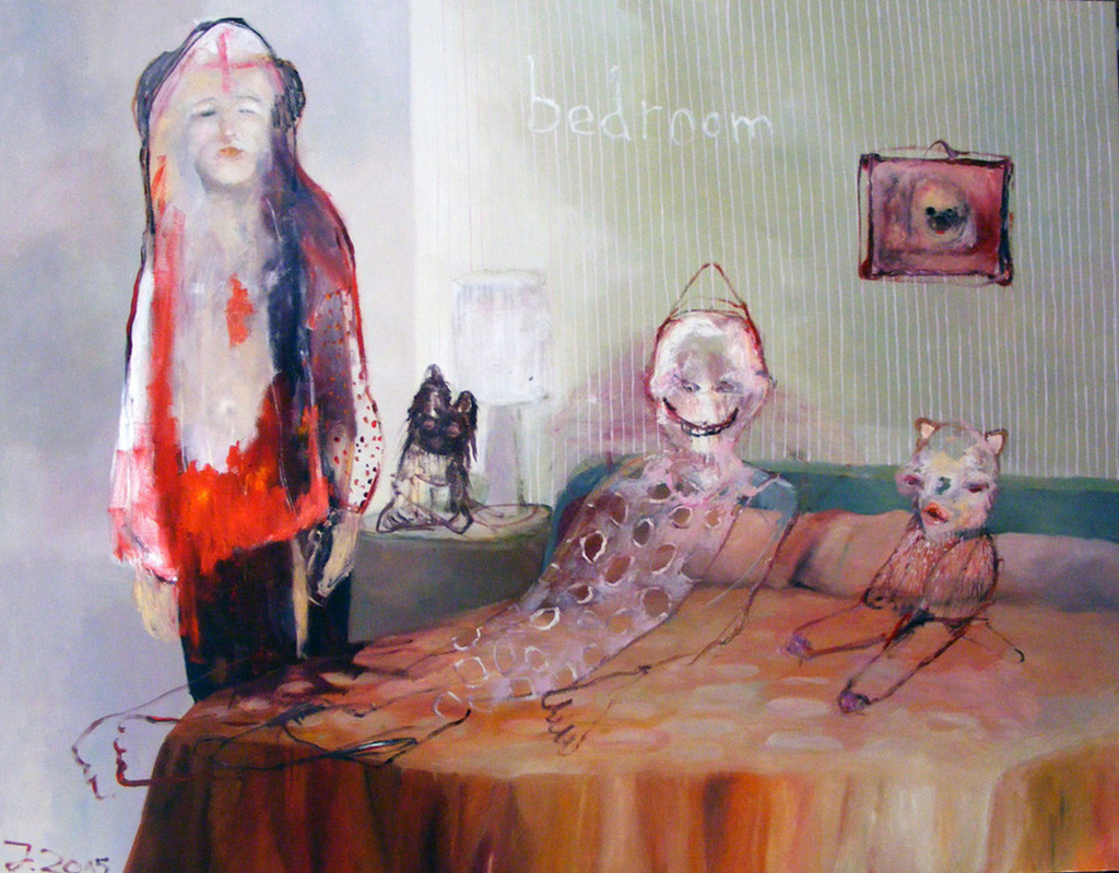 Abendmahl II, Juliane Hundertmark, Heissings Art Galerie, foto Realisme-beurs