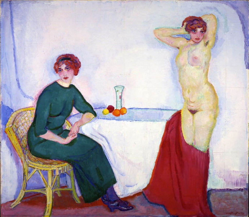Jan Sluijters, Compositie (aardse en hemelse liefde), ca. 1912, foto Museum Kröller-Müller