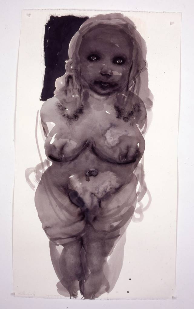 Marlene Dumas, 1953, Willendorf, 1997, foto Museum Arnhem