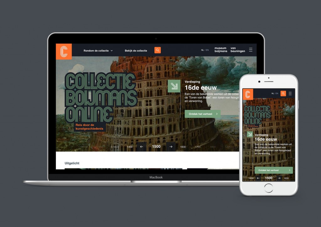 De 'Toren van Babel' op de vernieuwde Boijmans-website