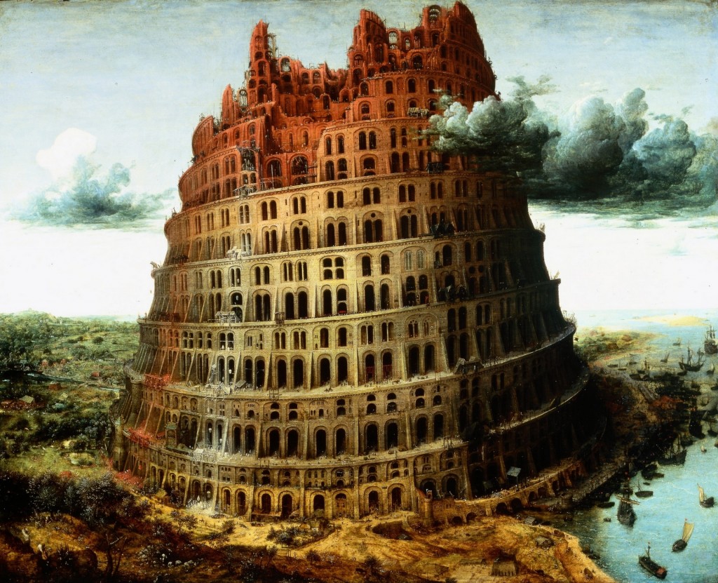 Pieter Bruegel, De Toren van Babel, ca 1565, foto Boymans Van Beuningen