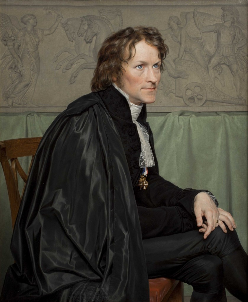 Christogger Wilhelm Eckersberg, Bertel Thorvaldsen in het tenue en met de insignes van de Academie van Saint Luc, 1814, c Koninklijke Academie voor Schone Kunsten van Denemarken, Raad van de Academie, Kopenhagen