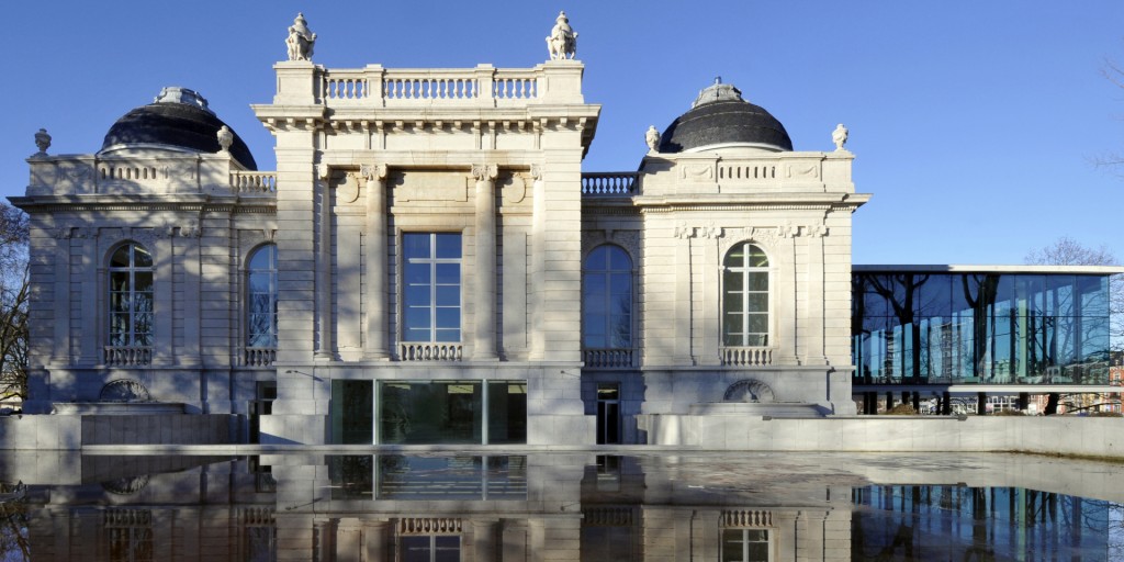 Aanzicht achterzijde vernieuw Musée de la Boverie naar ontwerp van de Franse architect Rudy Ricciotti. Foto: Musée de la Boverie