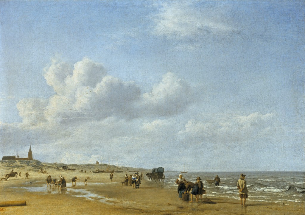 Adriaen van de Velde (1636-1672), Het Strand bij Scheveningen, 1658, MHK Gemäldegalerie Alte Meister, Foto MHK