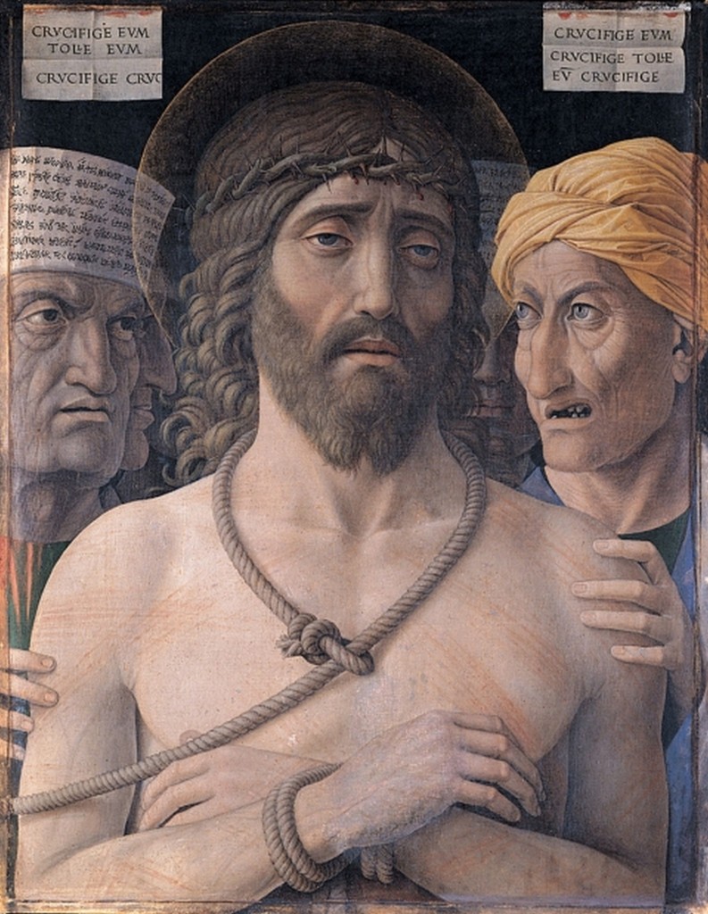 Andrea Mantegna (c. 1431-1506), Ecce Homo,ca. 1500, collectie Musée Jacquemart-André, Parijs