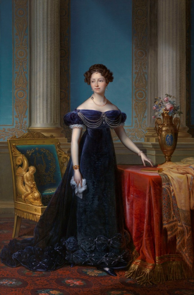 F.J. Kinsoen, Staatsieportret Anna Paulowna, collectie Koninklijke Verzamelingen Den Haag