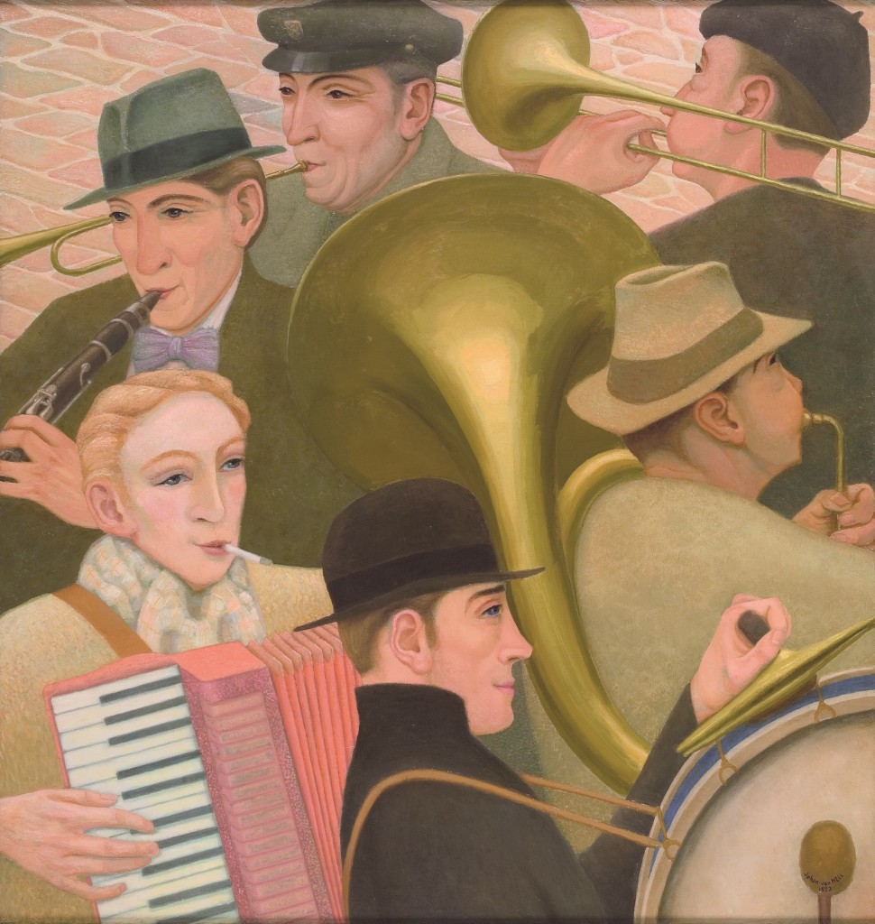 Johan van Hell, Straatmuzikanten, 1952, Museum Arnhem