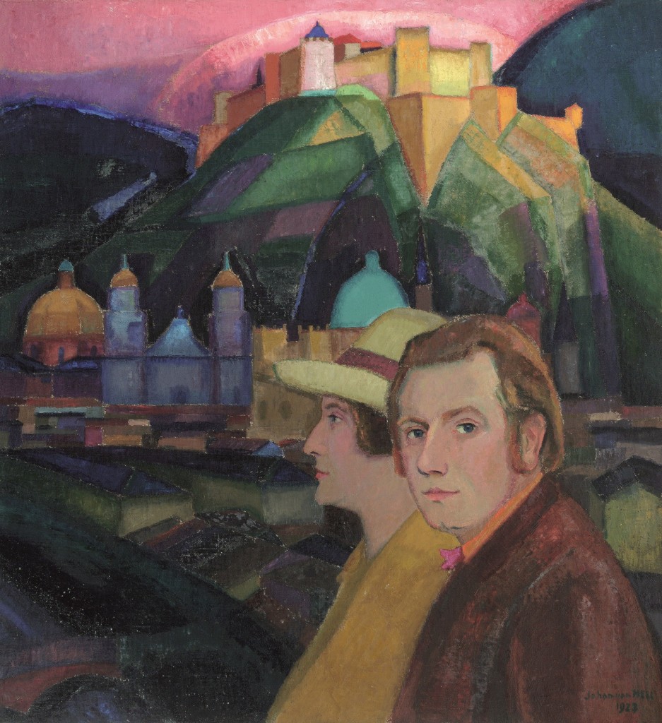 Johan van Hell, Zelfportret met Pau Wijnman,1923, particulier bezit, Canada