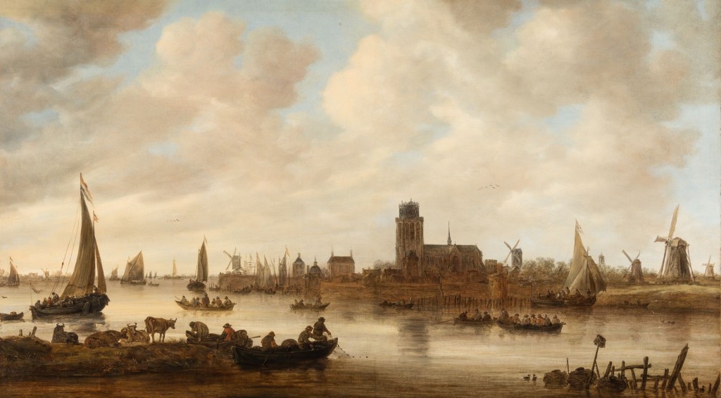 Jan van Goyen, Gezicht op Dordrecht, 1649, foto Kunsthandel P. de Boer
