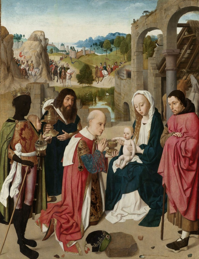 Geertgen tot Sint Jans, Aanbidding van de koningen, foto Rijksmuseum Amsterdam
