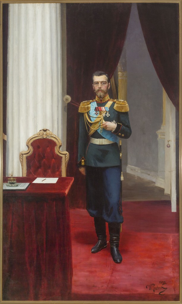 Ilja Repin, Portret van tsaar Nicolaas II, 1895, olieverf op doek, c State Hermitage Museum, St. Petersburg