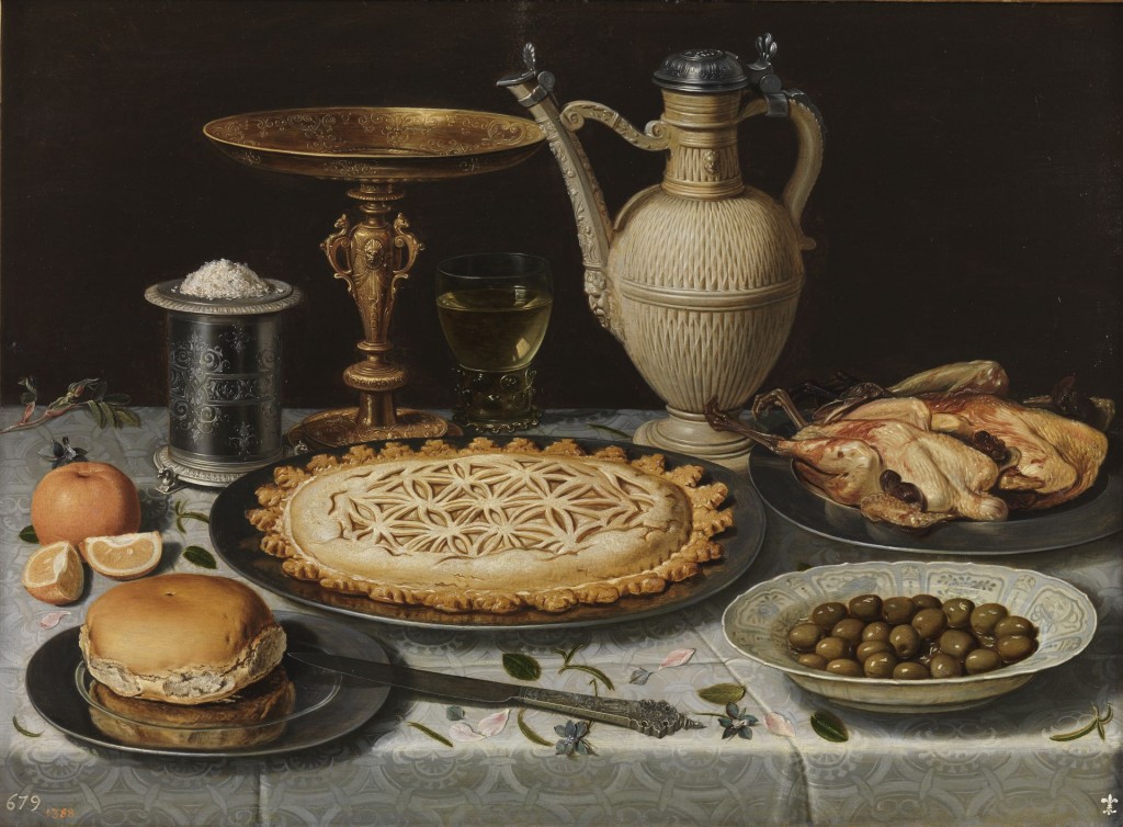 Clara Peeters, werkzaam in Antwerpen, c. 1607-1621, of later, Stilleven met tazza, kan en lekkernijen, c. 1611, paneel, 55 x 73 cm, Madrid, Museo del Prado