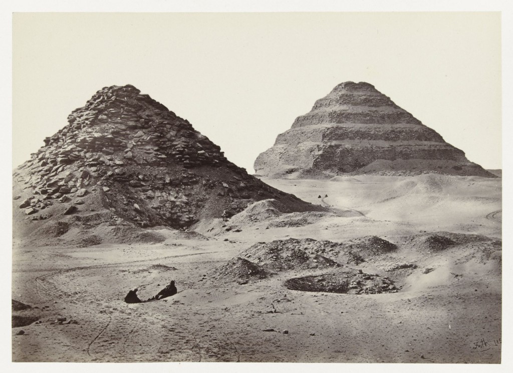 Francis Frith (1822-1898), De piramiden van Sakkara, Egypte, Rijksmuseum, Amsterdam