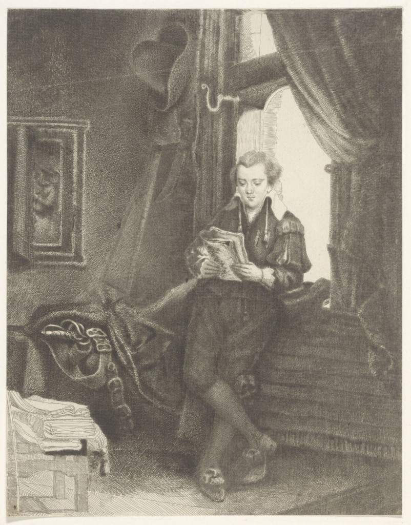 Thomas Worlidge, Edward Astley as Jan Six, 1762, particuliere collectie