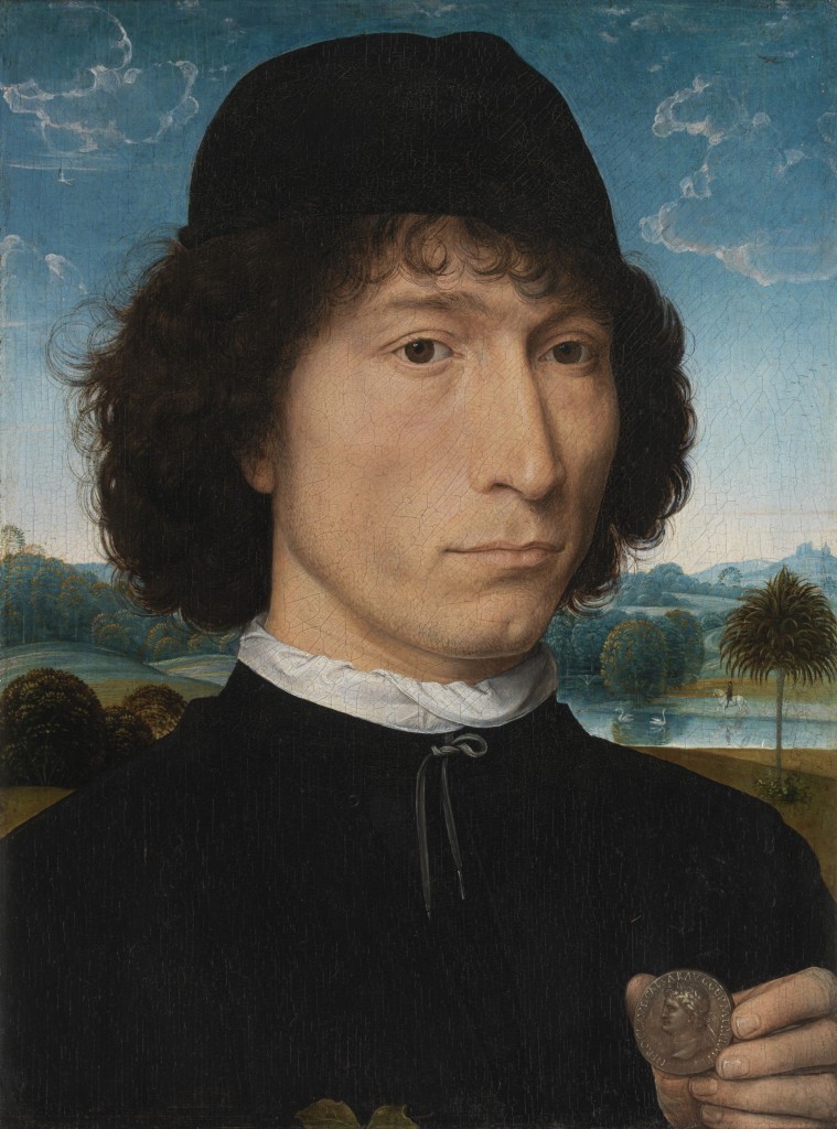 Hams Memling, Portret van Bernardo Bembo, c. 1471-1474, paneel, 31 x 23,3 cm. Koninklijk Museum voor Schone Kunsten Antwerpen