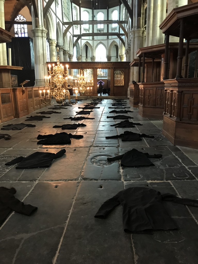 Expositie Christian Boltanski,Oude Kerk, eigen foto