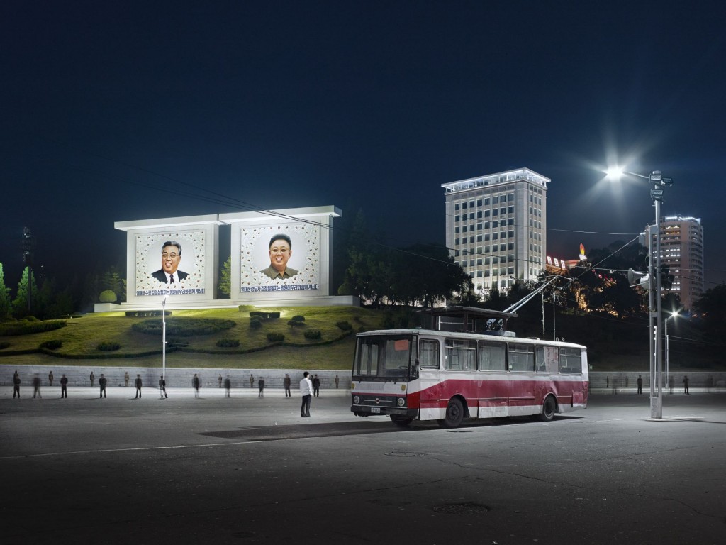 View Somun Street Pyongyang, 2015, Eddo Hartmann