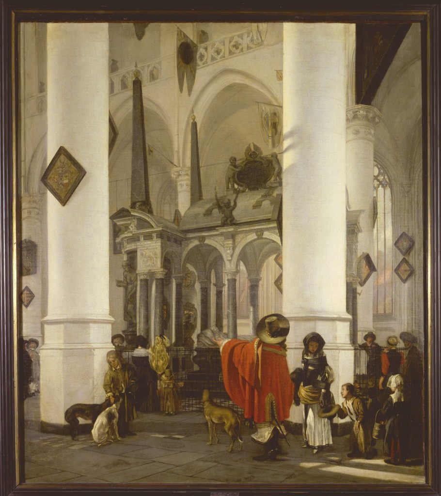 Gezicht op het grafmonument van Willem de Zwijger in de Nieuwe Kerk in Delft, Emanuel De Witte, 1656, olieverf op doek, Palais des Beaux-Arts,Lille/Photo c RMN-Grand Palais/Philipp Bernard