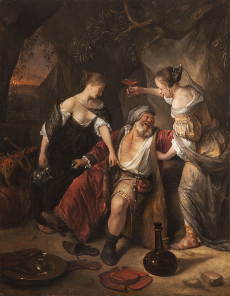 Jan Steen, Lot en zijn dochters, c 1665-1667, doek 86 x 69 cm, Städtische Weissenberg-Galerie, Konstanz