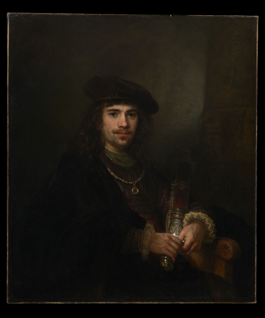Rembrandt en atelier, Man met zwaard, ca. 1640-1644, New York, The Leiden Collection