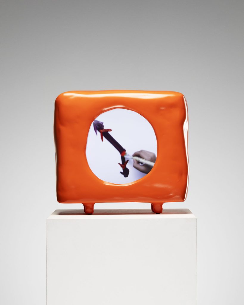 Maarten Baas, Real Time Mantel Clock Clay, 720 Children, expositie MaartenBaas in Voorlinden