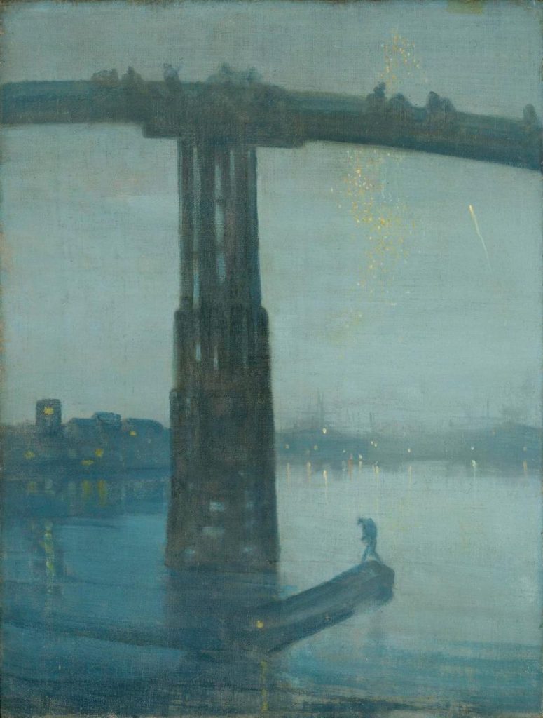Nocturne: Blue and Gold - Old Battersea Bridge (c.1872–5) Tate